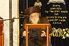 Shiur do Rabino Isaac Dichi com a presença do Rebe de Tchernobil